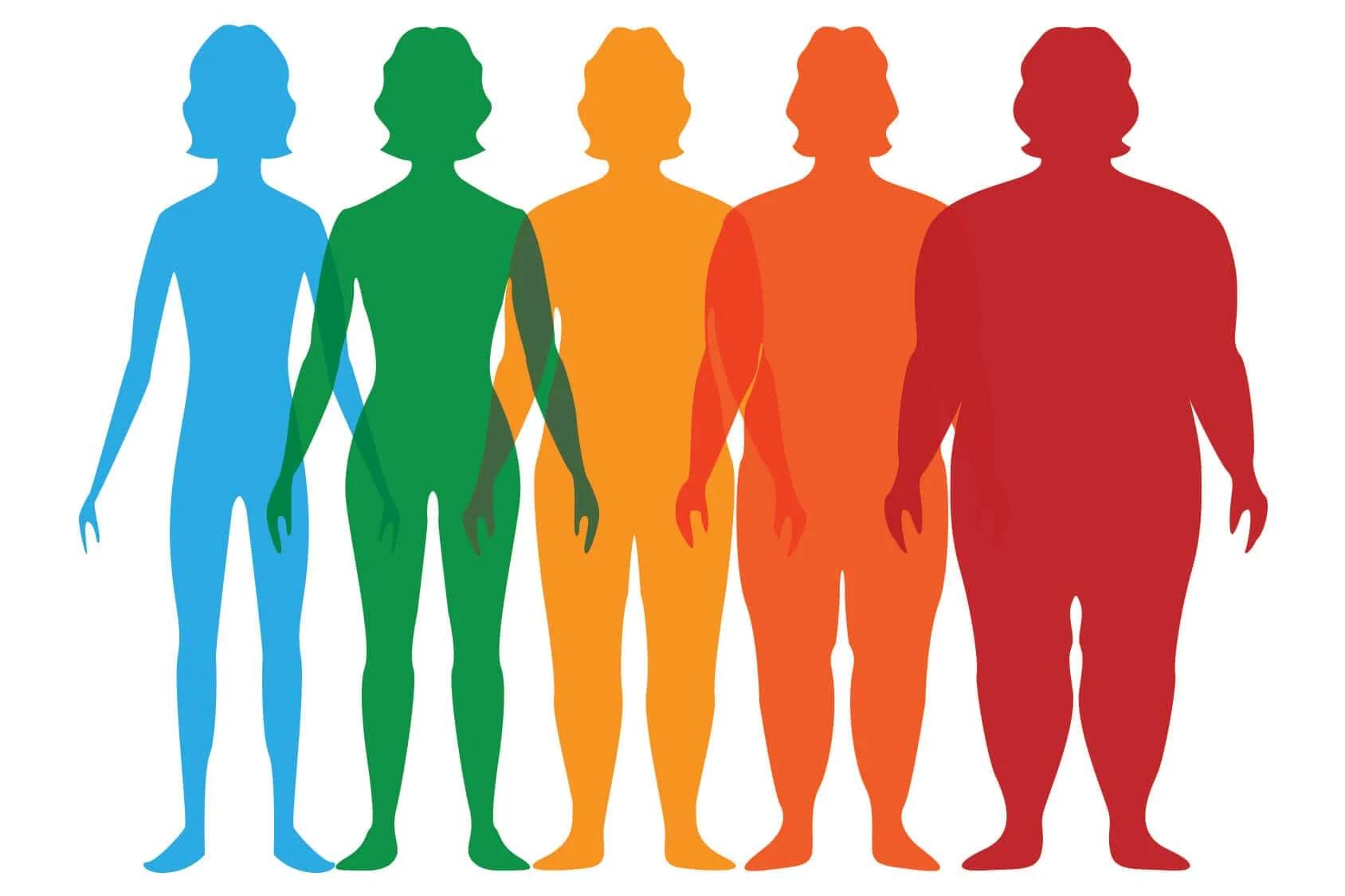 calcular indice de masa corporal y detectar cuando hay que comenzar a ingerir alimentos para perder peso